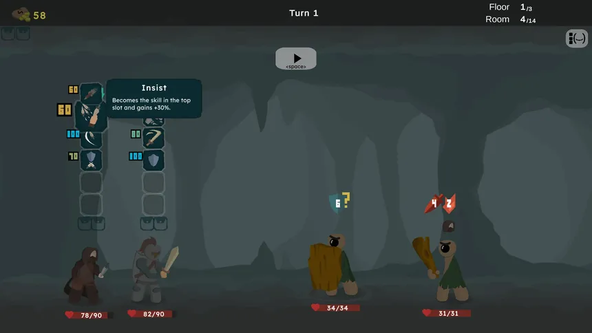 Скриншот 1 к игре Probability Dungeon
