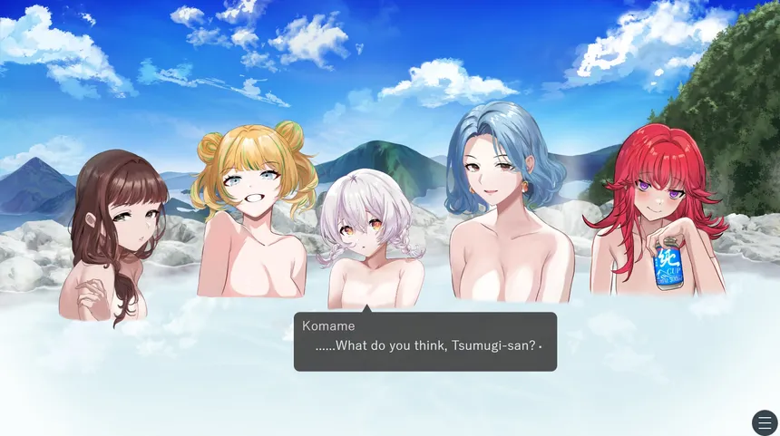 Скриншот 6 к игре 温泉でお酒を飲もう！～Drinking in the hot spring!～