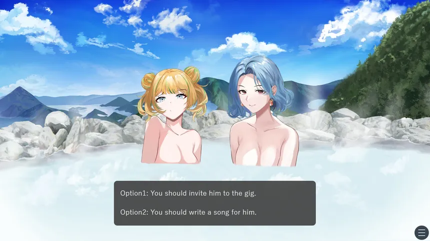 Скриншот 7 к игре 温泉でお酒を飲もう！～Drinking in the hot spring!～