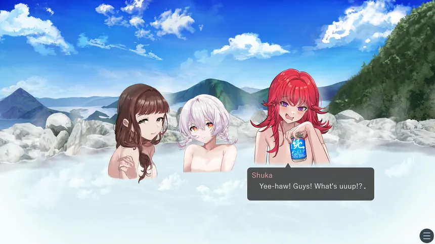 Скриншот 8 к игре 温泉でお酒を飲もう！～Drinking in the hot spring!～