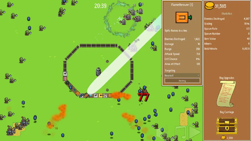Скриншот 2 к игре All Aboard! Поезд-Экспресс Обороны