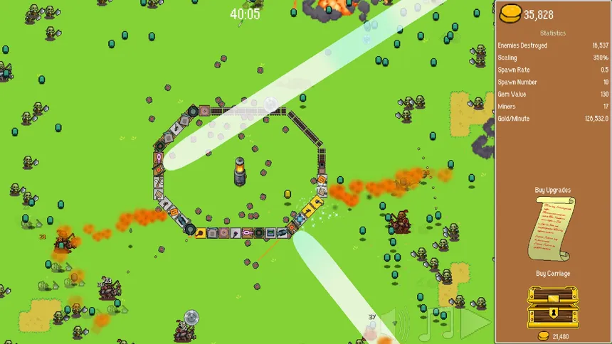Скриншот 3 к игре All Aboard! Поезд-Экспресс Обороны