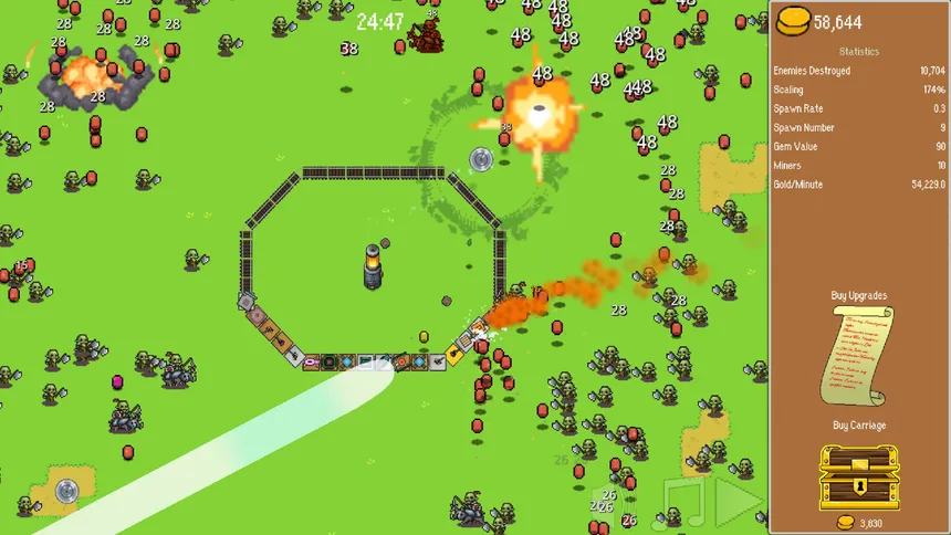 Скриншот 4 к игре All Aboard! Поезд-Экспресс Обороны