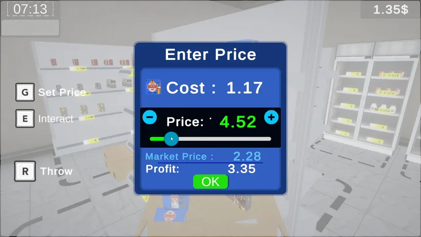 Скриншот 2 к игре Supermarket Simulator Pro