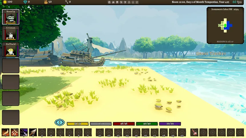Скриншот 1 к игре Descending: Curse of the Blood Crown
