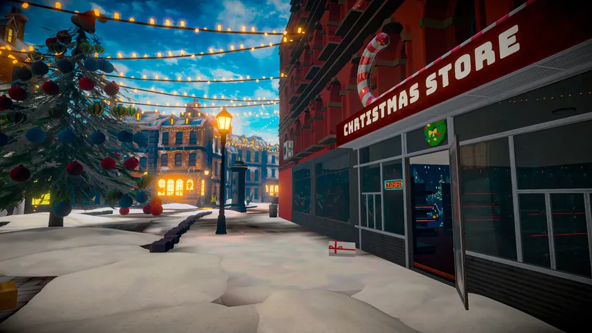 Скриншот 2 к игре Christmas Store: Santa's Supermarket Simulator