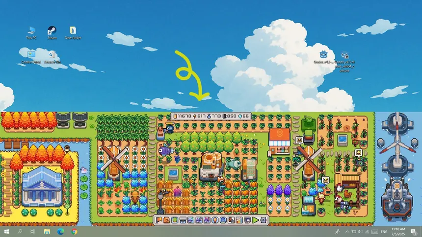 Скриншот 1 к игре Island Robot Farm