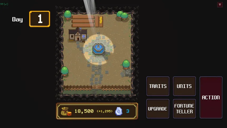 Скриншот 1 к игре UNDEAD CAVE DEFENCE