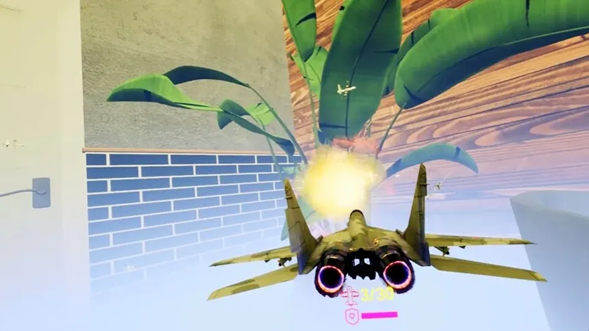 Скриншот 1 к игре Re shrinking conflict: VR indoor air battle