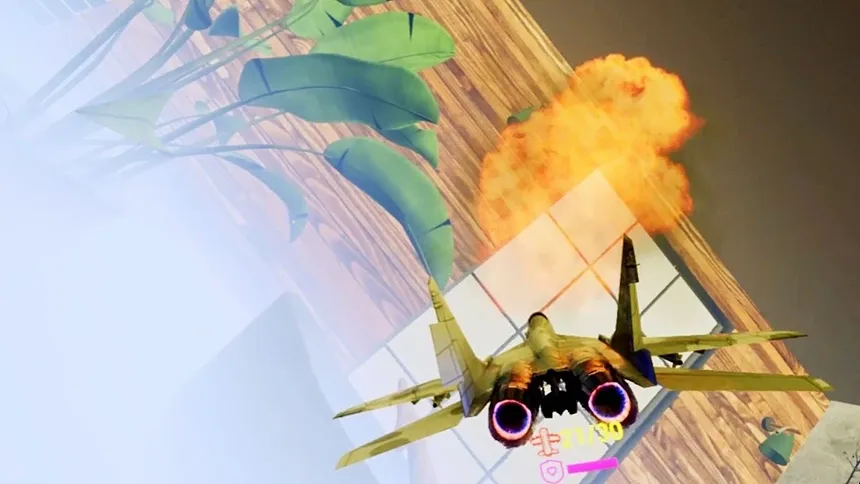 Скриншот 2 к игре Re shrinking conflict: VR indoor air battle
