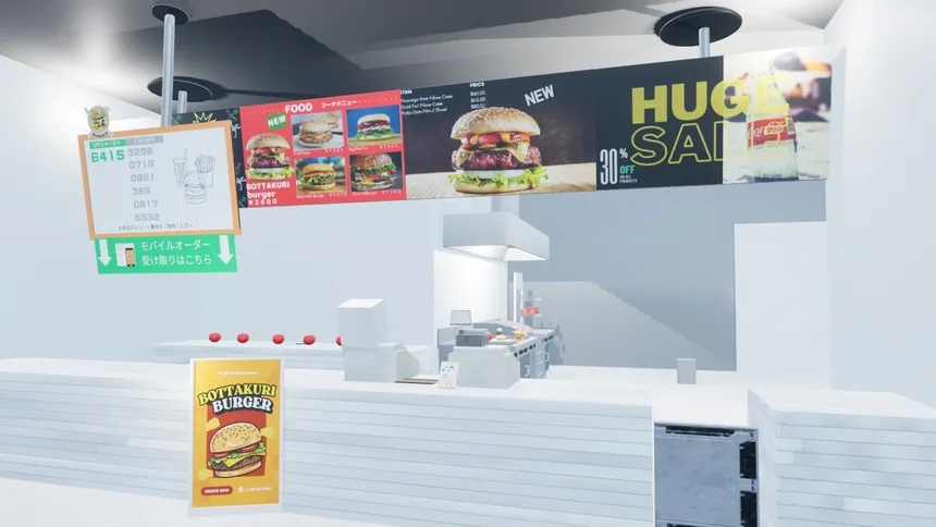 Скриншот 4 к игре Burger Shop Simulator 2024