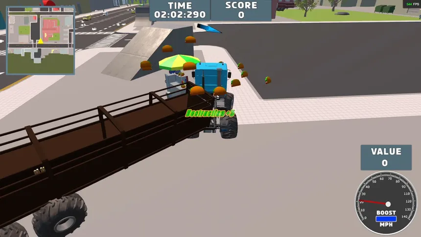 Скриншот 4 к игре Monster Trucking