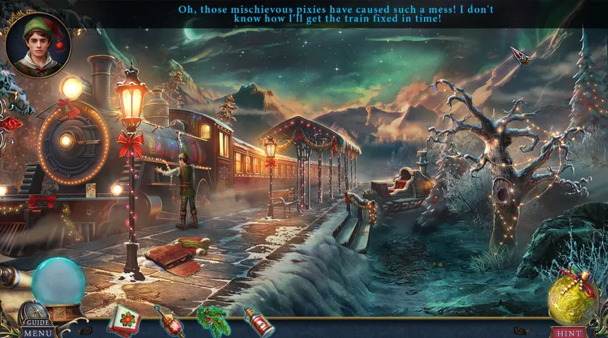 Скриншот 1 к игре Bridge to Another World: The Christmas Curse Collector's Edition