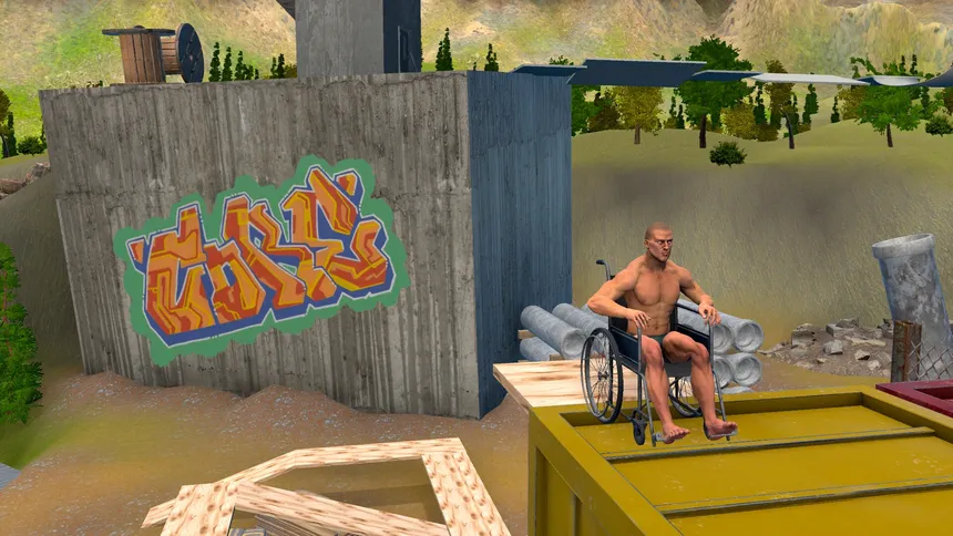 Скриншот 2 к игре a Difficult game about Wheelchair