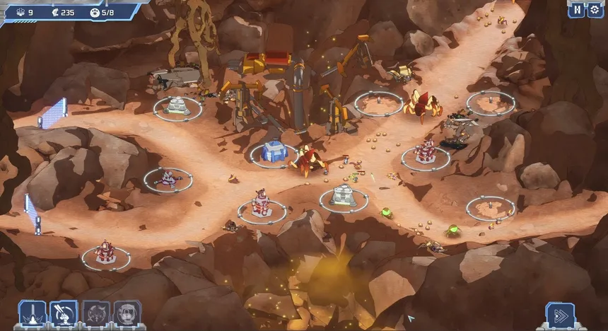 Скриншот 1 к игре XENOBREAKERS: Classic Tower Defense