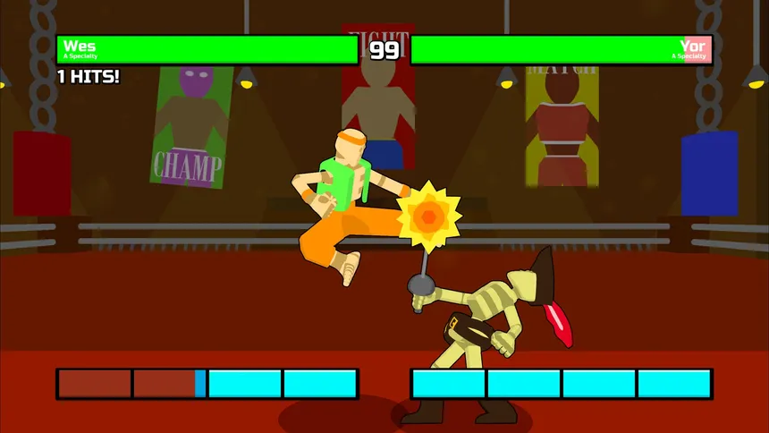 Скриншот 4 к игре The Skeletons Are Fighting