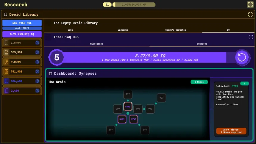 Скриншот 3 к игре Idle Research 2