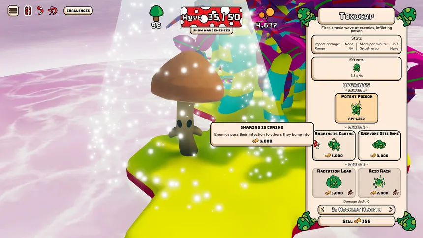 Скриншот 6 к игре Shrooms! Tower Defence