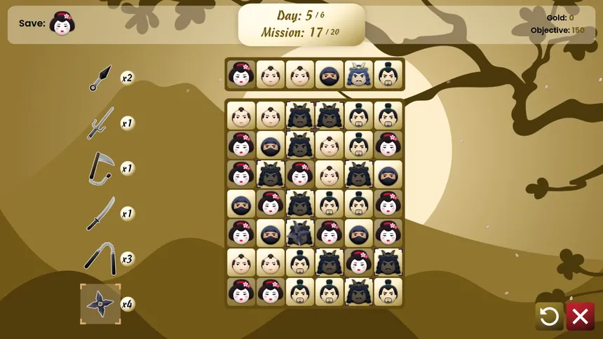 Скриншот 4 к игре Shinobi Match