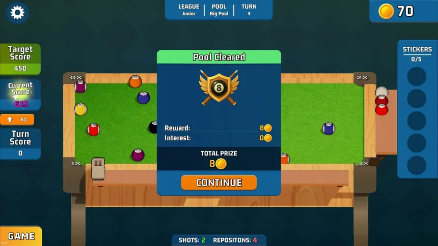 Скриншот 7 к игре Ballardo: Roguelike Billiards