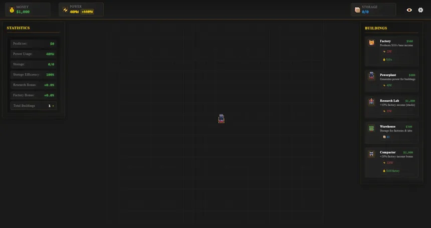 Скриншот 1 к игре Idle Grid