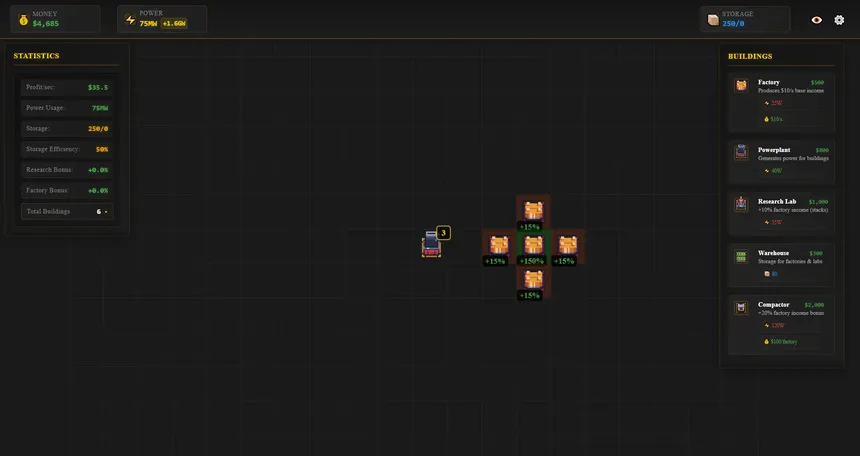 Скриншот 2 к игре Idle Grid