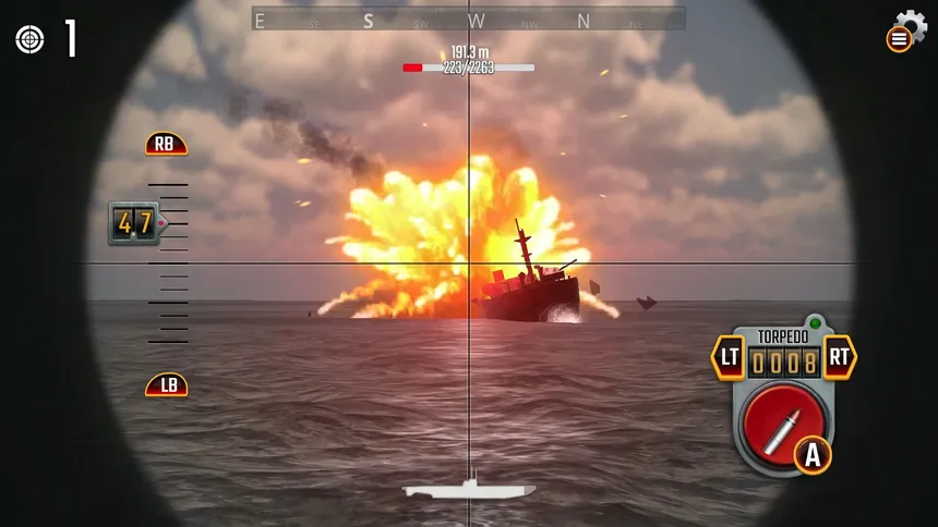 Скриншот 2 к игре Uboat Attack