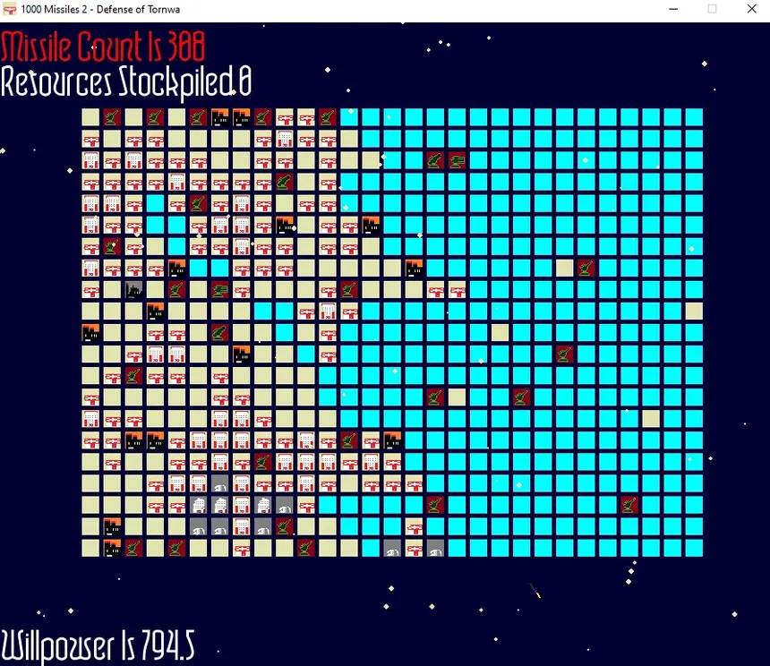 Скриншот 1 к игре 1000 Missiles: Defense of Tornwa