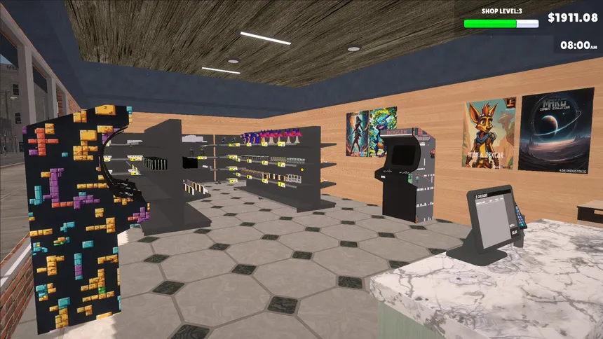 Скриншот 2 к игре Retro GameShop Simulator