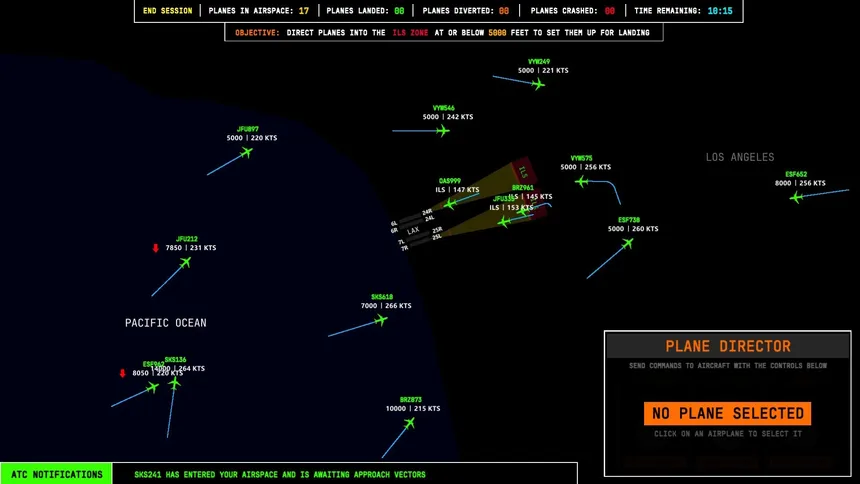 Скриншот 1 к игре ATC Flight Operator