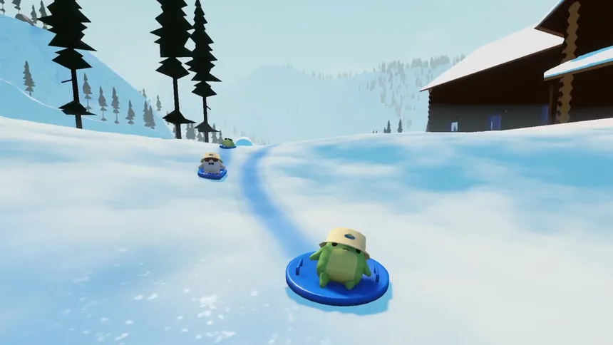 Скриншот 1 к игре Sledding Game