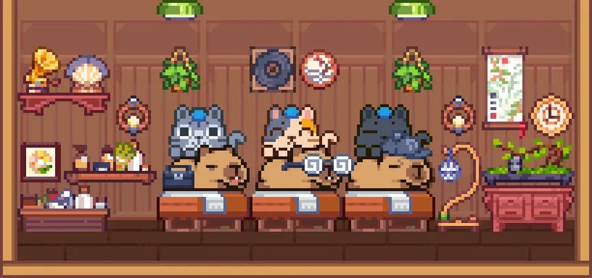 Скриншот 4 к игре 卡皮巴拉幸福时光 Capybara's Happytime