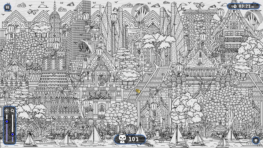 Скриншот 1 к игре Hidden Pets: 101 Cats in Bangkok