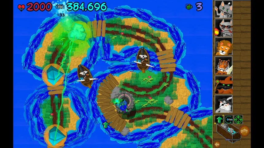 Скриншот 4 к игре Meow TD: Endless Yarn