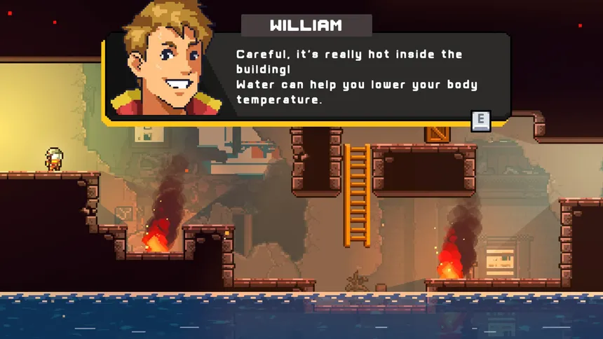 Скриншот 5 к игре Fire Hero - Pixel Rescue