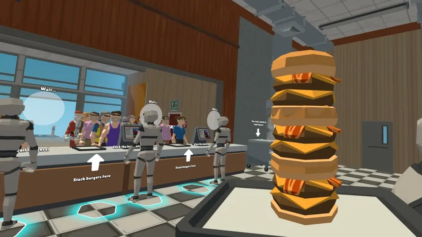Скриншот 5 к игре Stack Your Burger VR