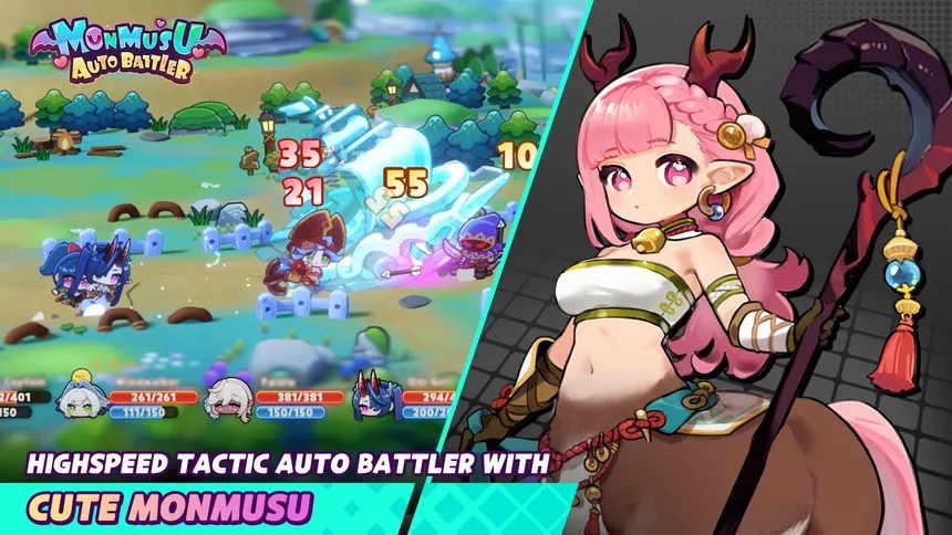 Скриншот 8 к игре Monmusu Girls: Autobattler