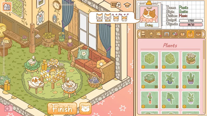 Скриншот 1 к игре Cats in Cozy Rooms