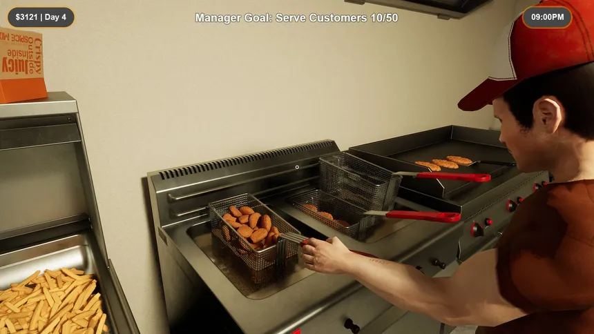 Скриншот 1 к игре Chicken Shop Simulator - Fast Food Empire