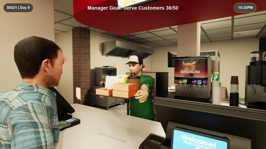 Скриншот 3 к игре Chicken Shop Simulator - Fast Food Empire
