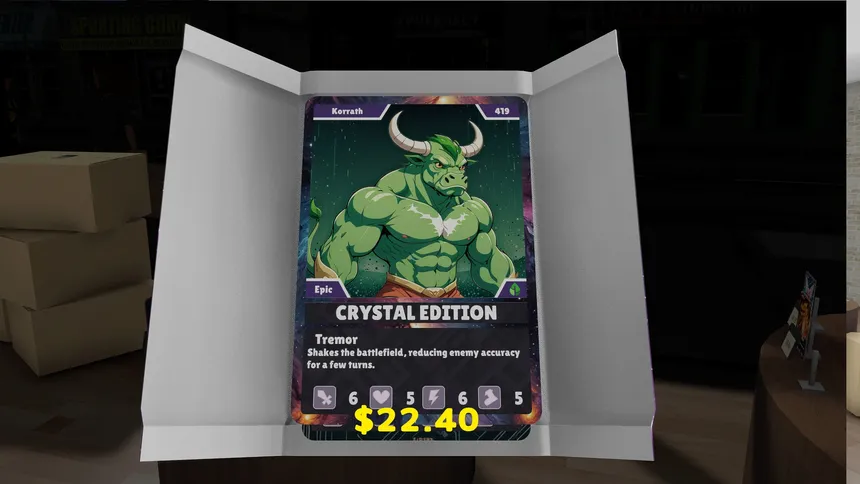 Скриншот 1 к игре Trading Card Shop Simulator