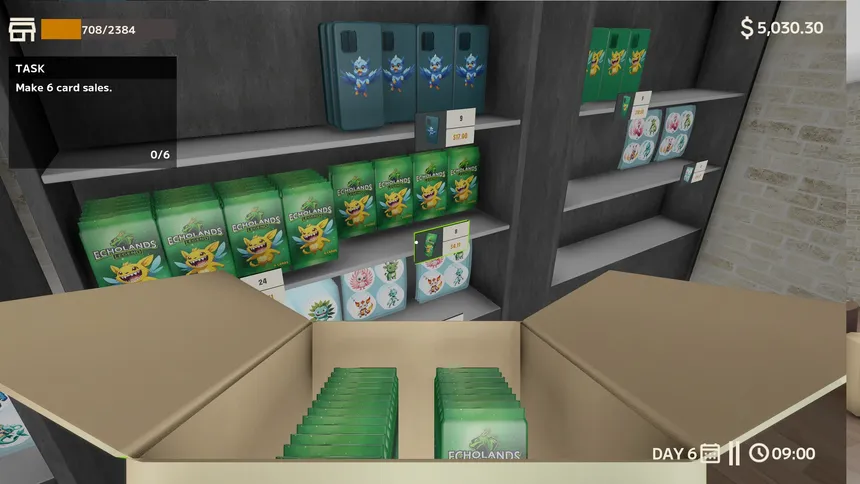 Скриншот 2 к игре Trading Card Shop Simulator
