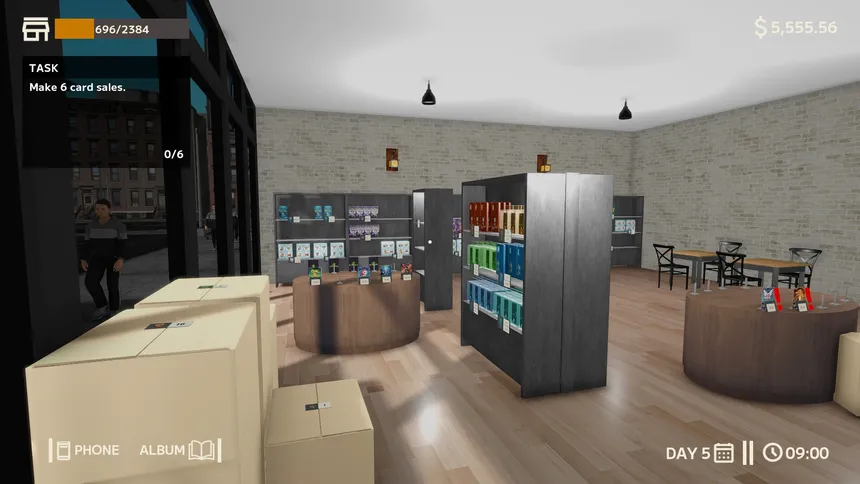 Скриншот 4 к игре Trading Card Shop Simulator