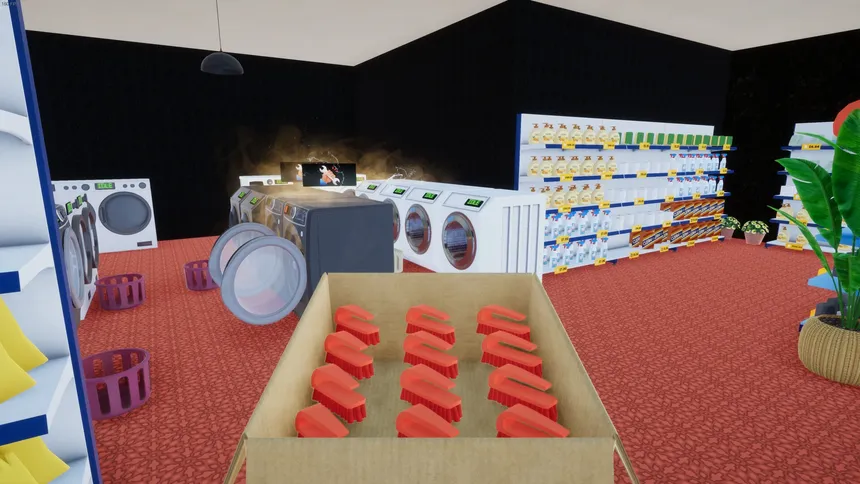 Скриншот 2 к игре Laundry & Supermarket Simulator