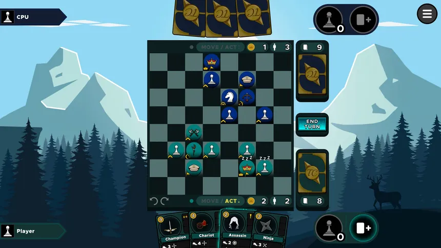 Скриншот 1 к игре Top Check: A Chess Card Game