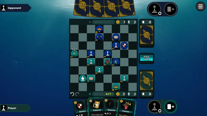 Скриншот 2 к игре Top Check: A Chess Card Game