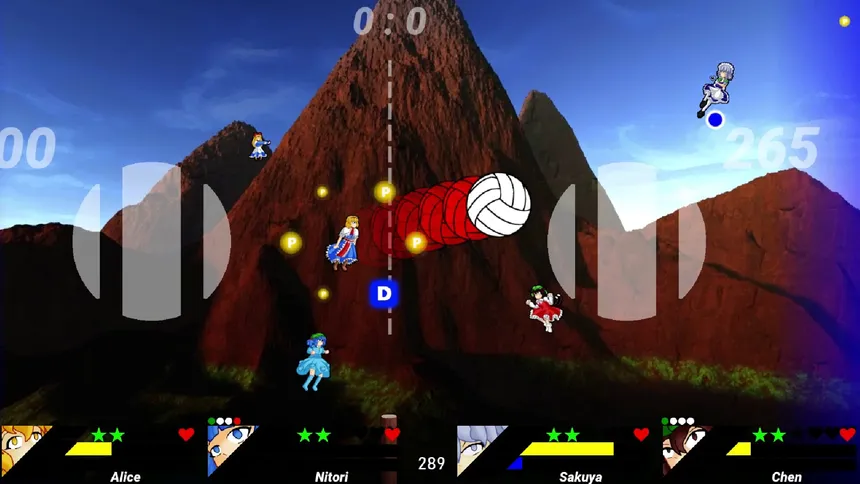 Скриншот 5 к игре Touhou Volleyball Danmaku