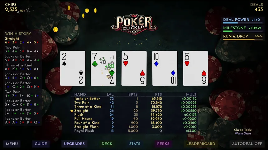Скриншот 5 к игре Poker Clicker
