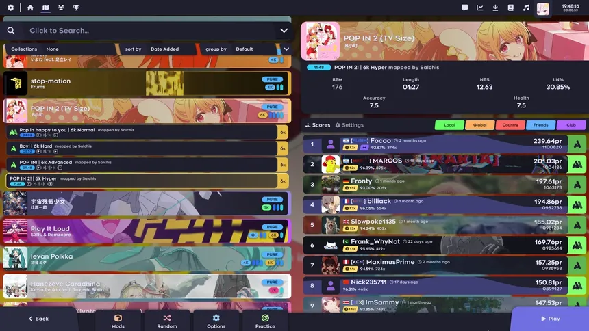 Скриншот 5 к игре fluXis