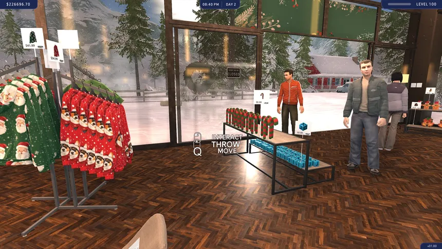 Скриншот 2 к игре Amaroo's Christmas Shop Simulator: Prologue
